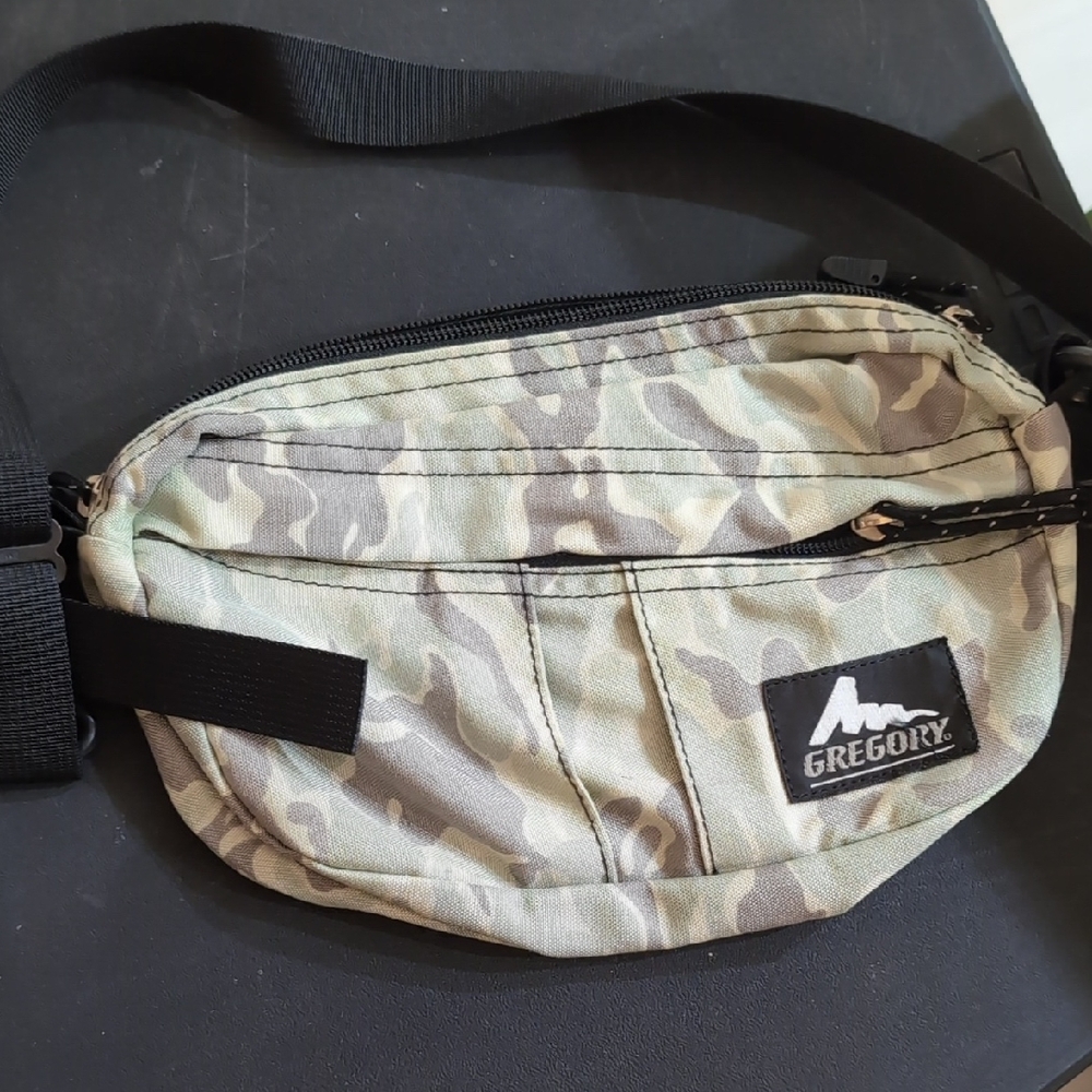 Gregory Green and Brown Camouflage Waist Bag